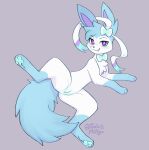  2022 andromorph anus blue_body blue_fur blue_pawpads chest_tuft eeveelution fangs feral fur generation_6_pokemon genitals gloves_(marking) grey_background hi_res humanoid_genitalia humanoid_pussy intersex leg_markings looking_at_viewer lying markings milk_the_sylveon_(toxicmilkyx) nintendo on_side pawpads pokemon pokemon_(species) presenting presenting_pussy purple_eyes pussy quadruped signature simple_background socks_(marking) solo spread_legs spreading sylveon teeth toxicmilkyx trans_(lore) trans_man_(lore) tuft white_body white_fur 
