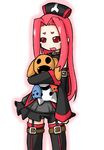  arietta detached_sleeves gothic_lolita lolita_fashion long_hair pink_hair stuffed_animal stuffed_toy tales_of_(series) tales_of_the_abyss thighhighs 