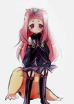  arietta boots detached_sleeves gothic_lolita lolita_fashion long_hair pink_hair stuffed_animal stuffed_toy tales_of_(series) tales_of_the_abyss thigh_boots thighhighs 