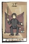  bamboo_sword card_(medium) lowres male male_focus school_uniform shinai sword tarot weapon yamaada 