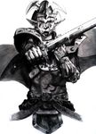  armor cape celtic_guardian duel_monster elf helmet nonami_takizawa pointy_ears realistic sword warrior weapon yu-gi-oh! 