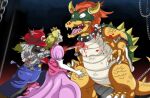  bowser death highres mario mario_(series) murder non-web_source princess_peach revenge sword weapon 