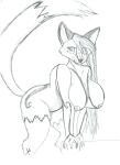  absurd_res breasts canid canine canis female hi_res in-ka mammal nude sketch wolf 