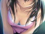  1girl artist_request biniku_no_kaori breasts cleavage elf_(company) game_cg ichikawa_saasha misawa_otoha solo source_request 