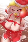  absurd_res animal_humanoid big_breasts breasts cephalopod cephalopod_humanoid choker cleavage clothed clothing female hi_res humanoid inkling jewelry marine marine_humanoid mollusk mollusk_humanoid necklace nintendo nobunagapero panties pseudo_hair solo splatoon tentacle_hair tentacles tongue tongue_out underwear 