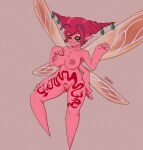  4_arms absurd_res antennae_(anatomy) areola big_breasts black_sclera bloodstained:_ritual_of_the_night breasts carabosse eyelashes facial_markings fairy featureless_feet female genitals hair hand_on_breast hand_on_hip hand_on_leg hand_on_thigh head_markings hi_res humanoid humanoid_pointy_ears insect_wings looking_at_viewer markings multi_arm multi_limb navel nipples nude pink_areola pink_background pink_body pink_hair pink_nipples pink_skin pussy redmimic simple_background smile solo thick_thighs wide_hips winged_humanoid wings yellow_eyes 