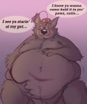  2023 anthro belly big_belly canid canine canis clothing curritoss disney english_text hat headgear headwear hi_res male mammal moobs navel obese obese_male overweight overweight_male robin_hood_(disney) sheriff_of_nottingham solo text wolf 