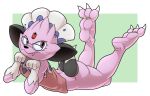  ambiguous_gender anthro fan_character feet generation_4_pokemon gobanire hi_res kero looking_at_viewer nintendo paws pokemon pokemon_(species) soles solo toes weavile 