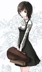  alternate_costume bad_id bad_pixiv_id bag black_eyes blush brown_hair dress fatal_frame fatal_frame_4 highres instrument_case minazuki_ruka short_hair solo vader_(n.r.t.a.) 