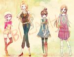  black_hair bleach fashion hinamori_momo inoue_orihime kuchiki_rukia matsumoto_rangiku 