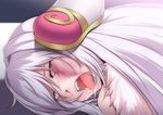  blood bridget_won bruise freia_kagami injury kupala long_hair nosebleed red_eyes rolling_eyes saliva silver_hair tears tongue wrestle_angels 