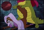  animated anthro bodily_fluids crocodile crocodilian crocodylid disney duo erection female genital_fluids genitals kaion maid_marian male male/female mammal penetration reptile robin_hood_(disney) scalie 