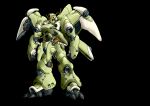  absurdres black_background clenched_hands fusion gerbera_tetra gundam gundam_0083 gundam_gp-02_physalis highres machinery mecha mecha_focus missile missile_pod mobile_suit original redesign robot science_fiction thrusters v32 vernier_thrusters 