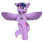 alternate_species ambiguous_gender anthro dragon dragonification eyewear feathered_wings feathers friendship_is_magic fur furred_dragon glasses hasbro hi_res horn my_little_pony simple_background solo spookyfoxinc standing twilight_sparkle_(mlp) white_background wings