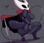  anus big_breasts big_butt breasts butt clothed clothing crouching female genitals hi_res hollow_knight hornet_(hollow_knight) karakylia looking_at_viewer looking_back looking_back_at_viewer nipples pussy solo spread_butt spreading team_cherry 