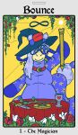 badge bounce card conbadge fortune_telling hi_res magic_user magician plushie run_rabbit_bounce tarot tarot_card witch