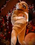 absurd_res christmas curvaceous curvy_figure ellie_(forshu) forshu hi_res holidays lagomorph leporid mammal rabbit thick_thighs voluptuous vore wide_hips