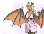 animal_humanoid animated breast_expansion breasts celraya_(izumidraco) clothing dragon dragon_humanoid dress expansion female horn horned_humanoid humanoid jewelry navel pregnant rapid_pregnancy scalie short_playtime sinisk solo surprise thick_thighs weight_gain western_dragon white_clothing white_dress wide_hips winged_humanoid wings