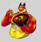 20secondstoshame alpha_channel angus_(disambiguation) anthro anthropromorphic belly daddy_(disambiguation) dragon food hi_res invalid_tag male musclegut muscular overweight overweight_male reptile scalie slightly_chubby solo