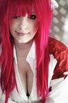  breasts cleavage cosplay elfen_lied k-a-n-a kaede_(character) lucy photo real 