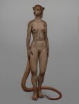  2022 anthro areola breasts digital_media_(artwork) felid feline female hi_res honovy mammal nipples nude 