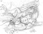5-d anal anal_vore anthro dragon macro male mythological_creature mythological_scalie mythology scalie smaller_prey solo vore willing_prey