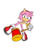  absurd_res alpha_channel amy_rose breasts clothing eulipotyphlan female footwear genitals hedgehog hi_res looking_at_viewer mammal nipples nude pussy rasenxoru sega shoes simple_background solo sonic_the_hedgehog_(series) spread_legs spreading transformation transparent_background 