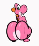  animated anthro big_butt butt digital_media_(artwork) gaze_(artist) huge_butt looking_at_viewer looking_back low_res male mario_bros nintendo nude pink_yoshi reptile scalie short_playtime solo thick_thighs twerking wide_hips yoshi 