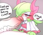  absurd_res bedroom_eyes big_penis blush blush_lines breloom chest_spike duo fakemon fan_character fellatio gardevoir generation_3_pokemon genitals hair heart_symbol hi_res horn huge_penis human humanoid interspecies ky_(theeldritcheyes) licking looking_at_another male male/male mammal narrowed_eyes nintendo oral penile penis penis_lick pokemon pokemon_(species) pokephilia ponytail seductive sex speech_bubble spikes spikes_(anatomy) theeldritcheyes thick_thighs tongue vein veiny_penis 