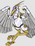  automaton avian bird brass clockwork heron key machine painted_(disambiguation) pelecaniform porcelain robot run_rabbit_bounce wind-up 