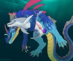  anal anal_penetration anatomically_correct anatomically_correct_genitalia anatomically_correct_penis animal_genitalia animal_penis aquatic_dragon blue_body blue_scales bodily_fluids bubble cetacean cetacean_penis claws cum cum_in_ass cum_in_water cum_inside cum_while_penetrated cumshot dolphin dragon duo ejaculation eyes_closed feral feral_on_feral feral_penetrated feral_penetrating feral_penetrating_feral genital_fluids genitals herpydragon male male/male male_penetrated male_penetrating male_penetrating_male mammal marine membrane_(anatomy) penetration penile penile_penetration penis penis_in_ass scales scalie sex sharp_teeth smile tapering_penis teeth toothed_whale underwater underwater_sex underwater_view water webbed_hands 