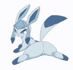  2d_animation :3 animated back_markings blue_body blue_hair blue_inner_ear blue_markings blue_paws blue_sclera blue_tail blush blush_lines butt canid dipstick_tail edit eeveelution eyebrows featureless_crotch female feral frame_by_frame generation_4_pokemon glaceon hair loop lying mammal markings nintendo on_front pokemon pokemon_(species) powder_(artist) raised_eyebrows rear_view short_playtime simple_background smile solo sploot spread_legs spreading tail tail_markings tail_motion tailwag triangle_nose white_background white_eyes 