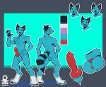  absurd_res animal_genitalia animal_penis anthro canid canine canine_penis fox genitals hi_res leg_markings male mammal markings model_sheet nozomyarts penis sheath socks_(marking) socksthefox_(character) solo striped_markings striped_tail stripes tail tail_markings 