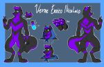  absurd_res canid canine canis hi_res male mammal model_sheet morgan_deer paws verne wolf 