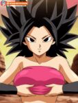  1girl animated animated_gif caulifla dragon_ball dragon_ball_super foxybulma non-web_source solo 