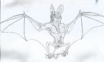  anatomically_correct anatomically_correct_genitalia anatomically_correct_penis animal_genitalia animal_penis anus balls bat bat_ears bat_nose bat_penis bat_wings blindfold erection eyegis-garr feral genitals ghost_bat line_art male mammal megadermitid membrane_(anatomy) membranous_wings microbat neck_tuft open_mouth penis solo spread_wings spreader_toy tail teeth_visible traditional_media_(artwork) tuft unfinished wings 