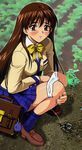  blush panties peeing school_uniform seifuku underwear 