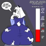  big_butt bovid butt butt_expansion caprine demon expansion female fur goat hi_res horn huge_butt mammal mature_female pembrokewkorgi snout toriel undertale undertale_(series) white_body white_fur wide_hips 