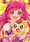  1girl bangs butterfly_earrings coco_(yes!_precure_5) commentary_request cure_dream earrings hair_rings jewelry long_hair magical_girl open_mouth pink_eyes pink_hair precure ramune02 smile solo two_side_up yes!_precure_5 yes!_precure_5_gogo! yumehara_nozomi 