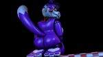  16:9 2022 3d_(artwork) animatorbruh animatronic anthro big_butt black_nose breasts butt cindy_(fnac) digital_media_(artwork) domestic_cat fazbear_fanverse feet felid feline felis female five_nights_at_candy&#039;s freckles furniture hand_on_head hi_res kneeling looking_at_viewer looking_back looking_back_at_viewer machine mammal markings multicolored_body multicolored_tail purple_body robot rosy_cheeks solo table tail tail_markings thick_thighs white_body white_inner_ear widescreen yellow_eyes 