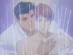  black_hair brown_hair eyes_closed hug my_sexual_harassment shower yaoi 