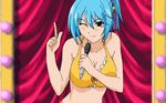  animated animated_gif bikini karaoke kurono_kurumu lowres rosario+vampire solo swimsuit 