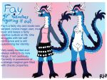  absurd_res anthro blue_body blue_feathers dragon feathered_dragon feathers hi_res model_sheet noodle sea_serpent 