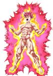  absurd_res alpha_channel anonymous_artist aura balls dragon_ball dragon_ball_gt dragon_ball_super dragon_ball_z genitals hair hi_res jairo_(uc) kaio_ken male muscular muscular_male not_furry nude on_model penis pubes red_hair simple_background solo super_human_god super_human_god_kaio_ken super_saiyan_god transparent_background uc 