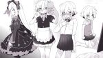  age_progression bangs cr-r crossdressing frills gothic_lolita green_eyes hair_between_eyes lolita_fashion maid male_focus open_mouth original otoko_no_ko pleated_skirt school_uniform short_hair_with_long_locks sitting skirt socks solo white_socks 