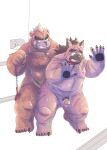  2022 anal anal_penetration anthro ashigara balls bathroom bear belly bodily_fluids canid canine canis chain claws clenched_teeth cum detailed_background domestic_dog dominant dominant_male duo feet fellatio genital_fluids genitals hairy hi_res hottophoto humanoid_hands inside japanese_text kemono lifewonders male male/male mammal moan moobs nipples oral orgasm overweight overweight_male pawpads penetration penile penis pubes scar sex soles standing standing_sex stealth_sex sweat tail teeth text tokyo_afterschool_summoners translated yasuyori 