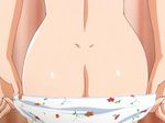  animated animated_gif ass butt_crack cap dressing gif manin_densha nanase_yuzu panties panty_pull screencap underwear 