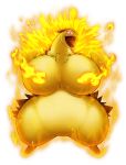 absurd_res alpha_channel big_breasts breasts busty_feral female feral fire fur hi_res huge_breasts lips looking_at_viewer mammal nintendo nude open_mouth pok&eacute;mon pok&eacute;mon_(species) simple_background solo standing tongue transparent_background typhlosion video_games walter_sache wide_hips 