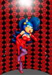  2022 adventures_of_sonic_the_hedgehog anthro bedroom_eyes blue_body blue_hair breezie_the_hedgehog camera camera_view clothed clothing crossdressing digital_drawing_(artwork) digital_media_(artwork) eulipotyphlan fake_breasts footwear full-length_portrait green_eyes hair hedgehog hi_res high_heels lipstick looking_at_viewer makeup male mammal multicolored_body narrowed_eyes portrait red_lipstick rodent seductive sega solo sonic_the_hedgehog sonic_the_hedgehog_(series) the_knight 