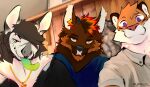  draw_over foppet friends group kuma-arts selfie tigerkeith varco 